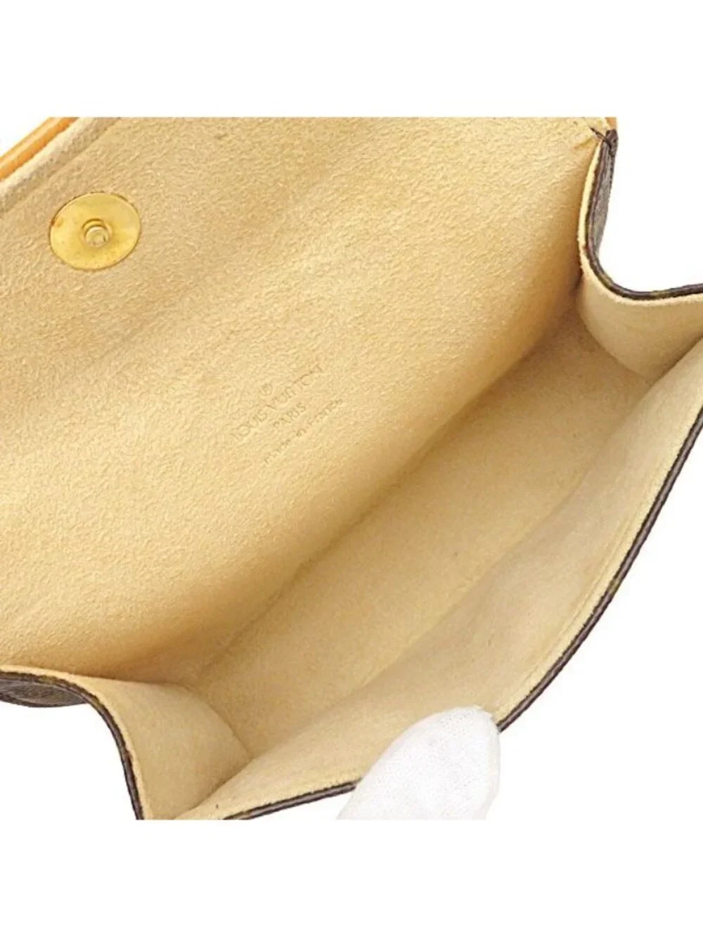 Louis Vuitton Waist Bag Pochette Florentine Monogram Canvas Gold